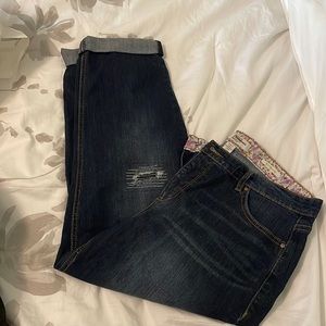 NWT ankle grazer jeans